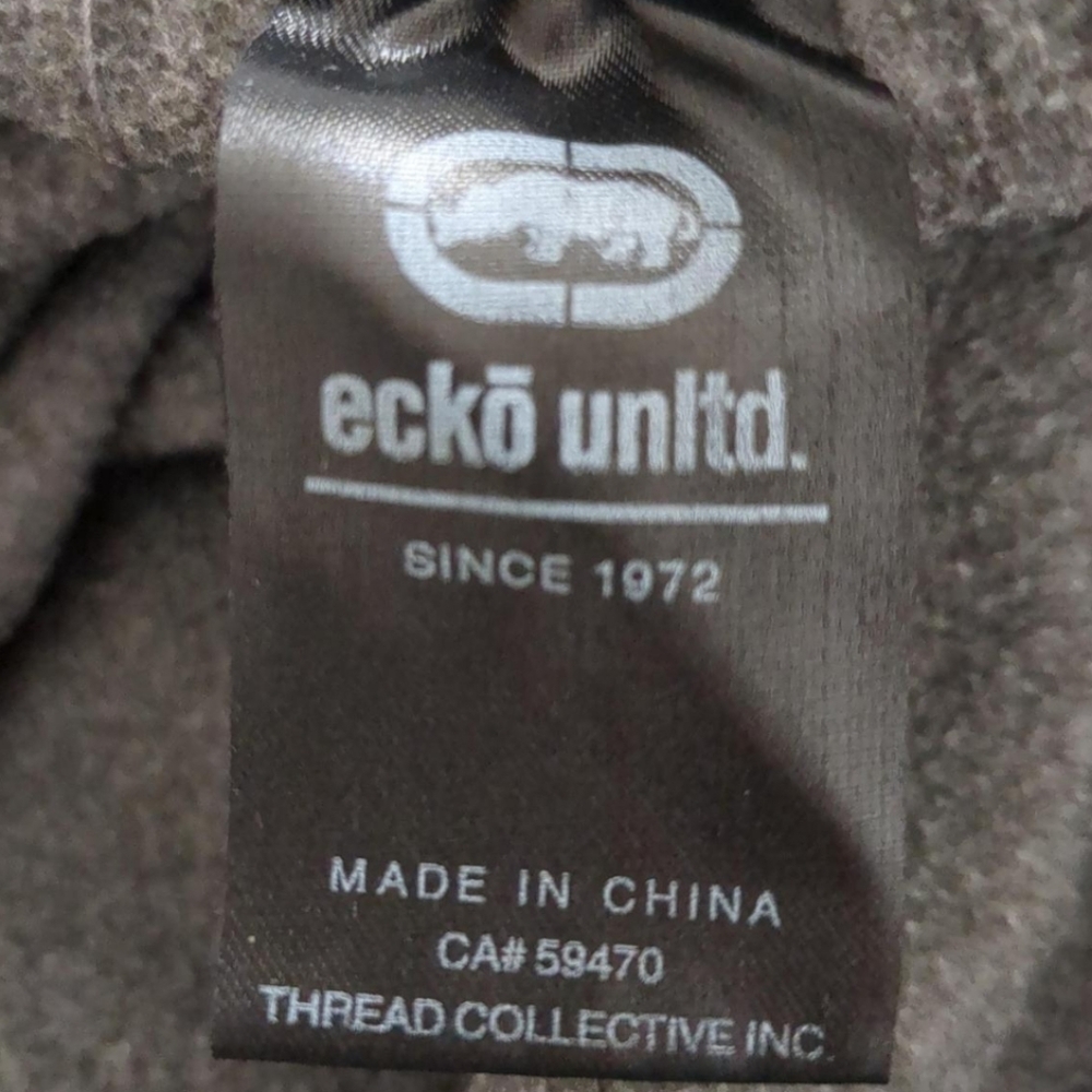 Ecko Unltd. Men's Hyper Wave Fleece Jogger Sweatpants Grey Marled Size 4XL - Picture 12 of 12
